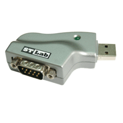 Mini adaptateur USB 1 port série RS232 DB9 Mâle