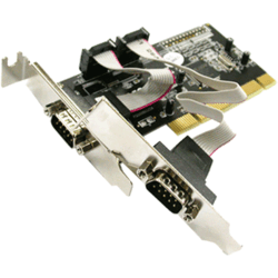 Carte série PCI Low Profile 2 ports RS232 16C550