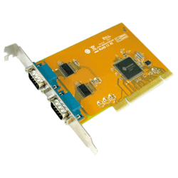 Carte série PCI 2 ports RS232 UART 16C650
