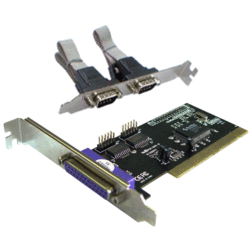 Carte PCI combo 2 séries 1 parallèle