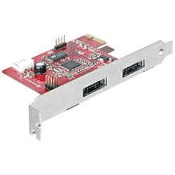 Contrôleur PCI Express eSataP 2x 5V Power Sata