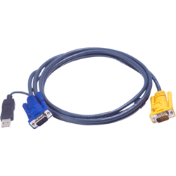 Câble KVM 2L-5202UP USB/VGA vers SPHD 1.8m