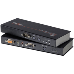 Console extender Cat 5 USB VGA audio série 300m