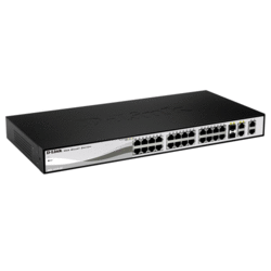 Switch SMART 24 10/100 PoE at 193W + 2 SFP & 2 GE
