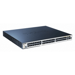 Switch L2 44 Ports Giga PoE at 370W + 4 combo SFP