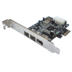 Carte PCI Express Firewire B 800Mbits 2B / 1A