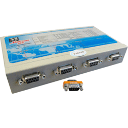 Serveur séries Over IP RS232/422/485 4 ports