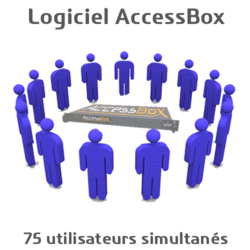 Logiciel AccesBox 75 accès simultanés