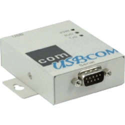 Adaptateur industriel USB 1 port RS232 Rail Din